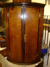 Georgian Oak Corner Cupboard 