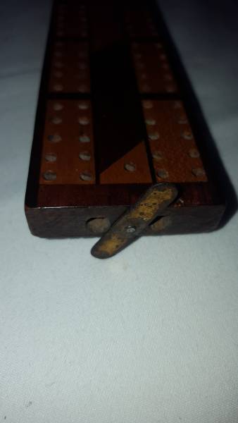 Oak Vintage Cribbage Board