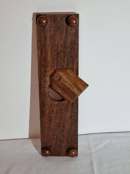 Geometric Tunbridge Ware Cribbage Board