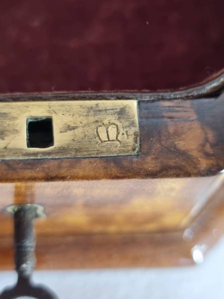 Georgian Satinwood Octagonal Jewellery Box 