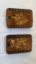 Pair Of Fern Ware Bezique Markers - PFW100
