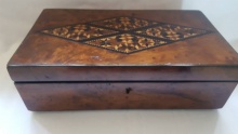 Early 1830 Geometric Tunbridge Ware Games Box